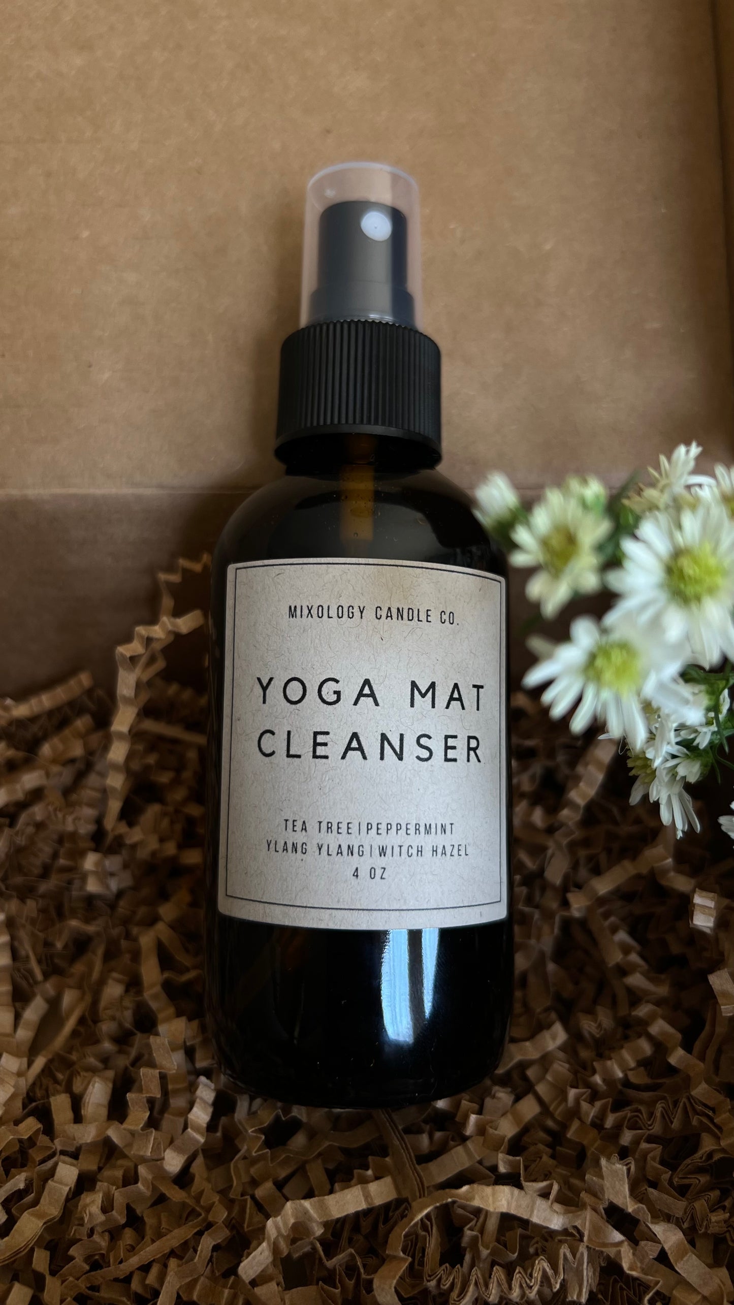 Yoga and Meditation Essentials Set, Yoga Smudge Spray,Yoga Mat Cleanser, Meditation Soy Wax Candle,Mandala Car Charm