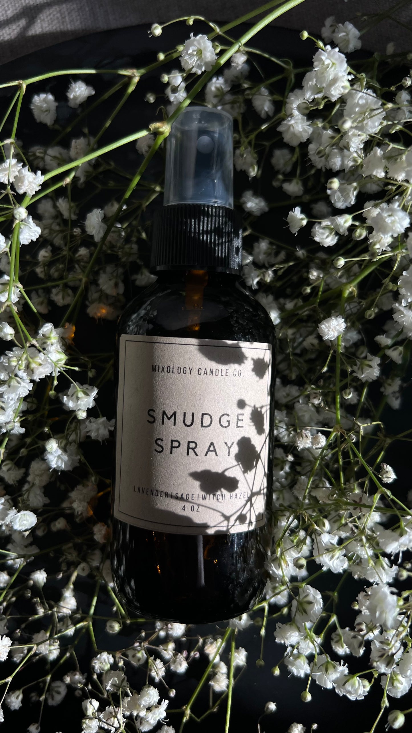 Yoga Smudge Spray, 4 oz Lavender and Sage Infusion, Amethyst Infused Smudge Spray, Room Spray, Meditation Spray