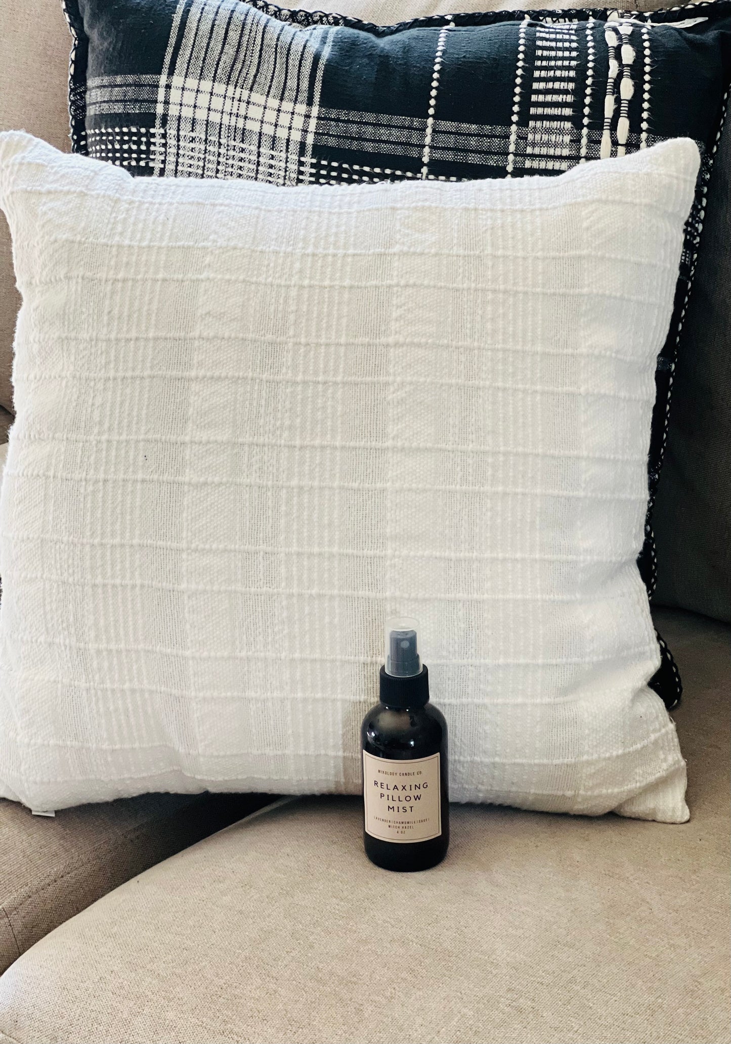 Relaxing Pillow Mist, Lavender, Chamomile, and Sage Essential Oils, 4 oz