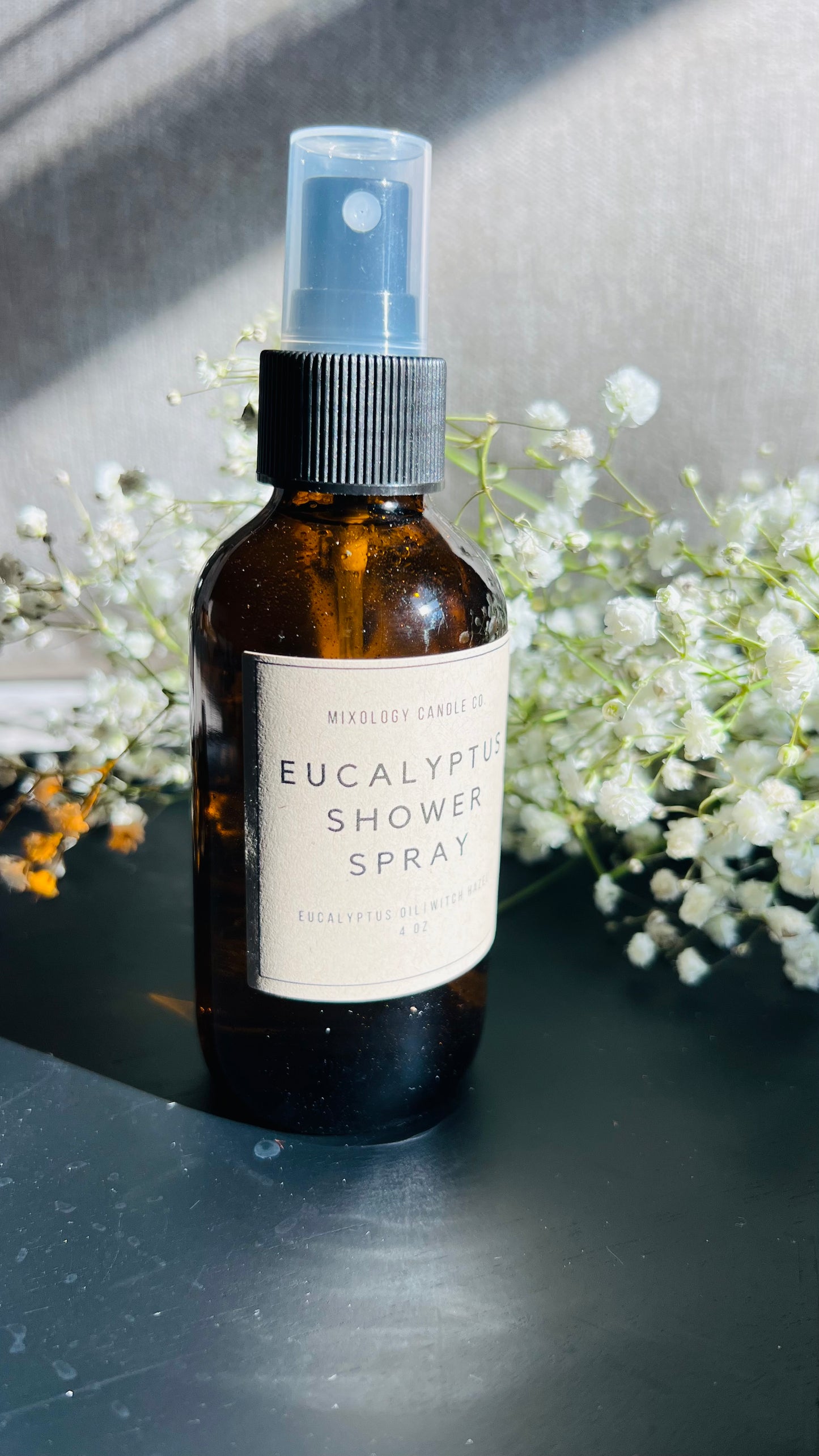 Eucalyptus Shower Spray, Invigorating Aromatherapy Experience, 4 oz
