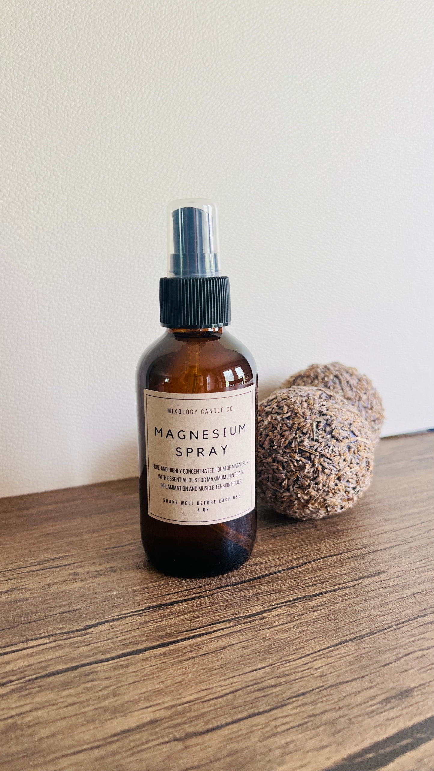 Magnesium Spray With Lavender Oil| Natural Soothe and Relax with Lavender| Natural Muscle Relief | Inflammation Relief| Joint Pain Relief