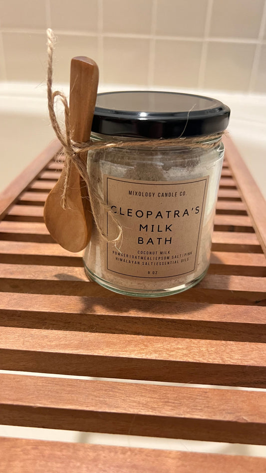 Natural Cleopatra Milk Bath Soak| Spa Bath and Beauty| Bridal Party Gift| Girlfriend Gift| Self Love Gift| Gift for Her