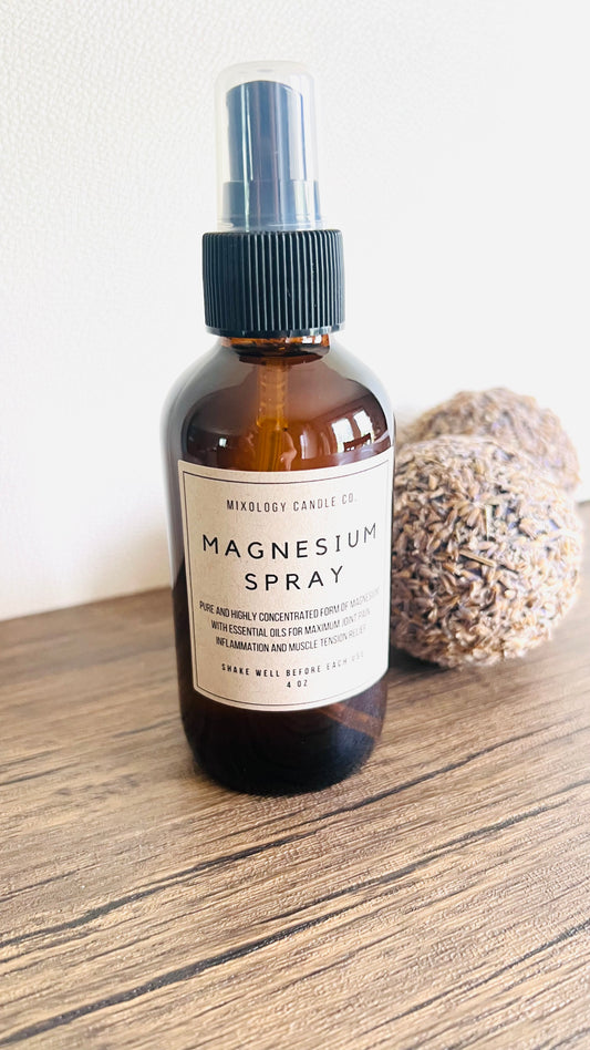 Magnesium Spray With Lavender Oil| Natural Soothe and Relax with Lavender| Natural Muscle Relief | Inflammation Relief| Joint Pain Relief