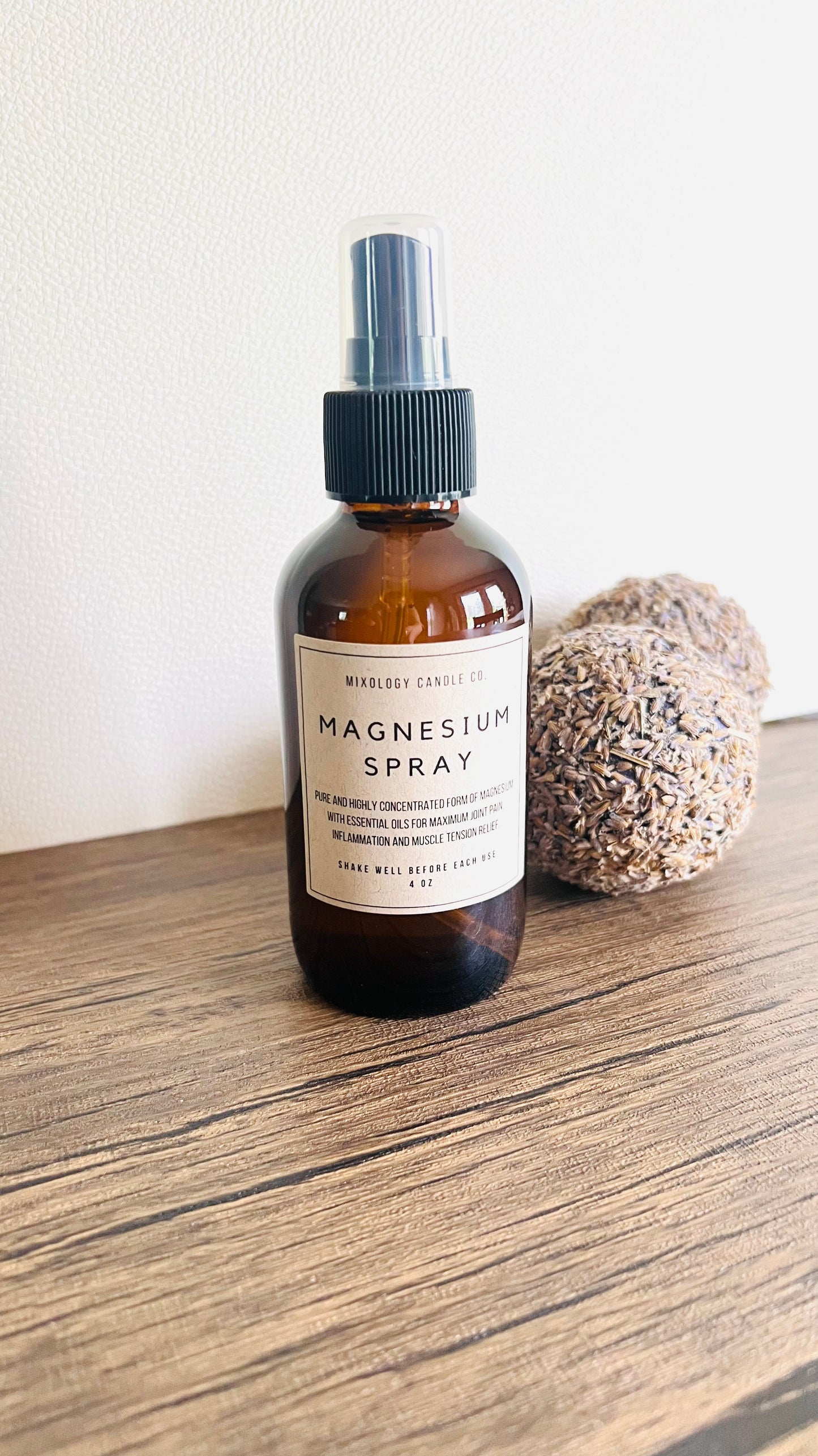 Magnesium Spray With Lavender Oil| Natural Soothe and Relax with Lavender| Natural Muscle Relief | Inflammation Relief| Joint Pain Relief