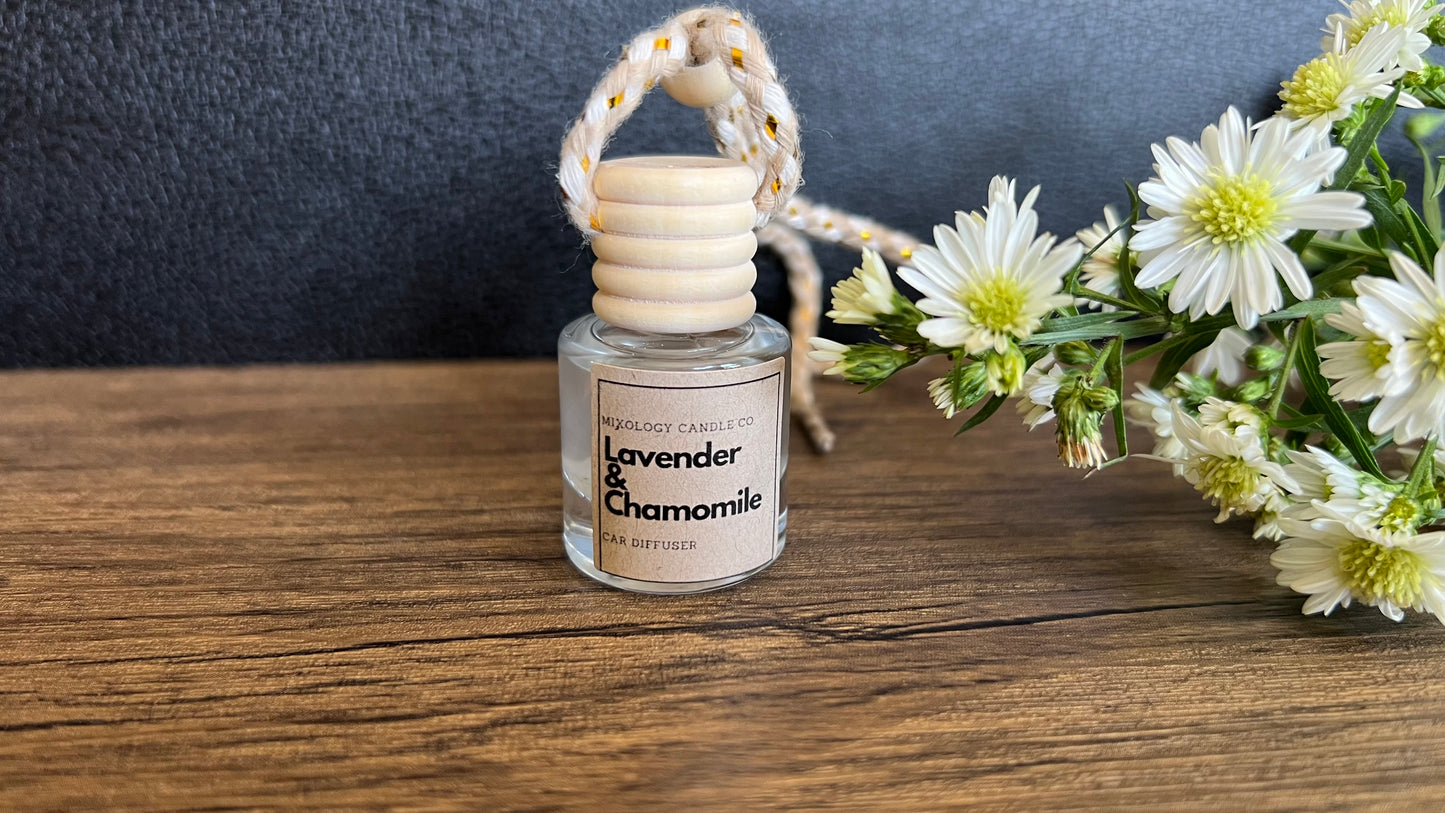 Beautiful Car Diffuser with Rose Quartz