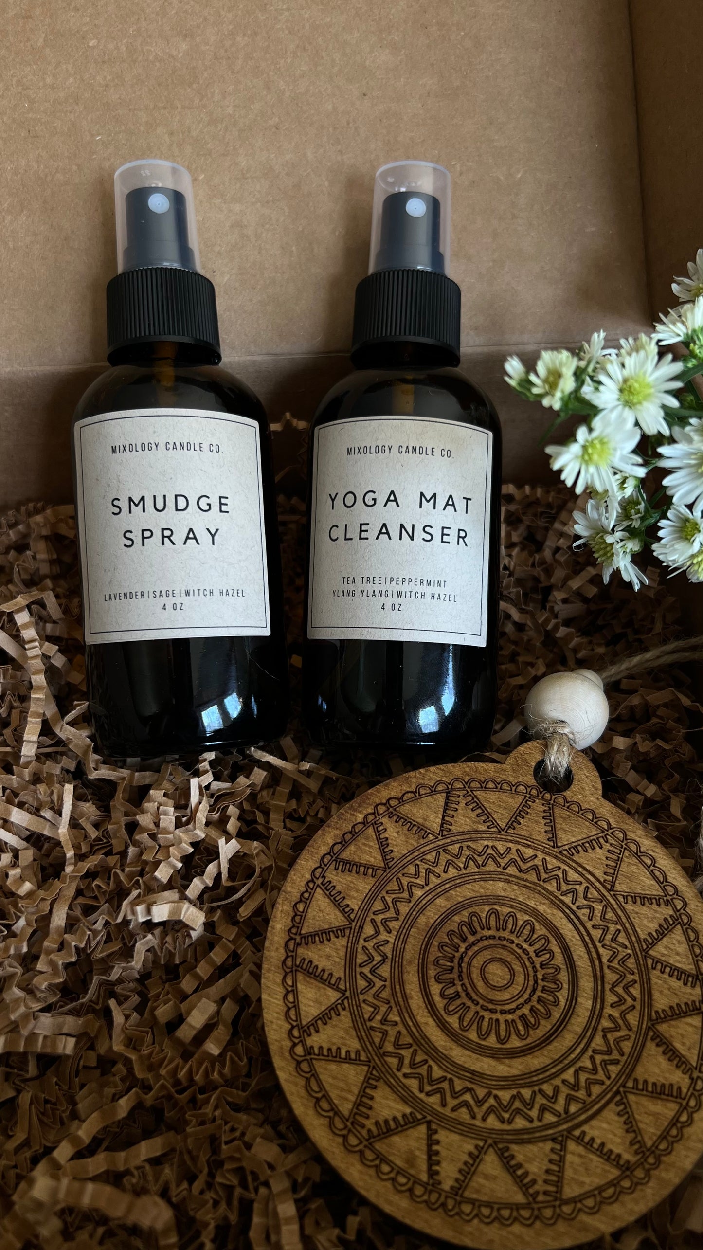Yoga Smudge Spray, 4 oz Lavender and Sage Infusion, Amethyst Infused Smudge Spray, Room Spray, Meditation Spray