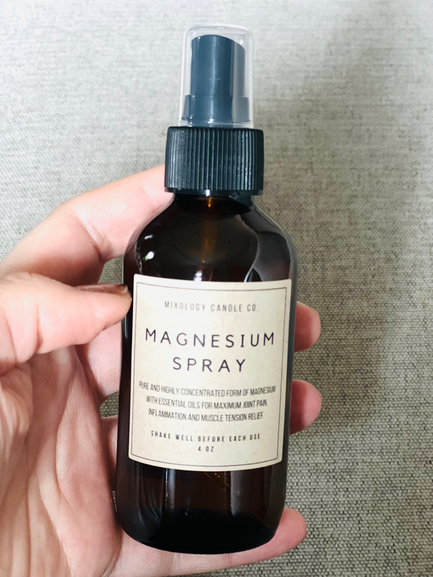 Magnesium Spray With Lavender Oil| Natural Soothe and Relax with Lavender| Natural Muscle Relief | Inflammation Relief| Joint Pain Relief